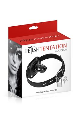 Кляп з маленьким фалоімітатором Fetish Tentation Penis Gag T1 SO4040 фото