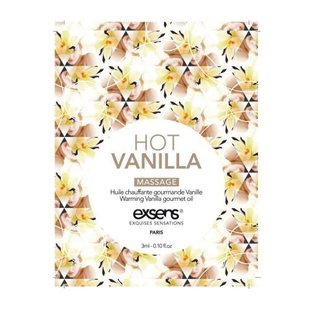 Пробник масажної олії EXSENS Hot Vanilla 3мл SO2373 фото