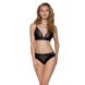 Трусики з широкою гумкою і мереживом Passion PS001 PANTIES L, black SO4159 фото 3