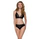 Трусики з широкою гумкою і мереживом Passion PS001 PANTIES M, black SO4160 фото 3