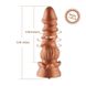 Силіконовий дилдо Hismith Spiral Grain Silicone Dildo Monster Series SO9961 фото 2