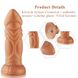 Силіконовий дилдо з вібрацією Hismith Slightly Curved Vibrating Silicone Dildo Monster Series SO9963 фото 4