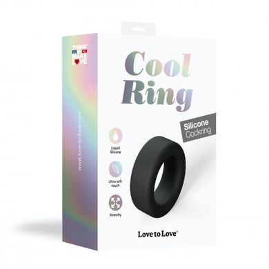 Ерекційне кільце широке Love To Love COOL RING - BLACK ONYX SO5090 фото