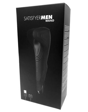 Мастурбатор Satisfyer Men Wand, багатофункціональний, чудово для пар, вібро-мінет SO3316 фото