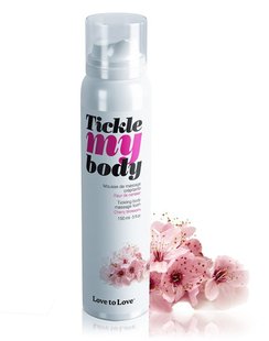 Масажна піна Love To Love TICKLE MY BODY Cherry Blossom (150 мл) зволожувальна SO2714 фото