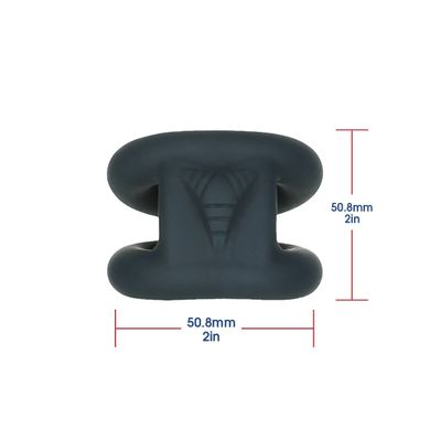 Подвійне ерекційне кільце LUX Active – Tug – Versatile Silicone Cock Ring SO5574 фото