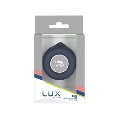 Подвійне ерекційне кільце LUX Active – Tug – Versatile Silicone Cock Ring SO5574 фото