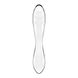 Двосторонній скляний дилдо Satisfyer Dazzling Crystal 1 Transparent, дуже міцний, без стопера SO8785 фото 2