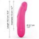 Вібратор Dorcel Real Vibration S Magenta 2.0, діаметр 3,7см, перезаряджається, для точки G SO3564 фото 5