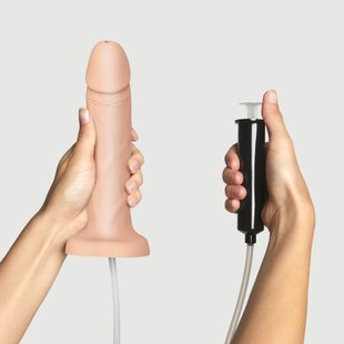 Фалоімітатор, що кінчає Strap-On-Me Squirting Cum Dildo Realistic Flash, діам. 3,9 см, силікон SO9014 фото