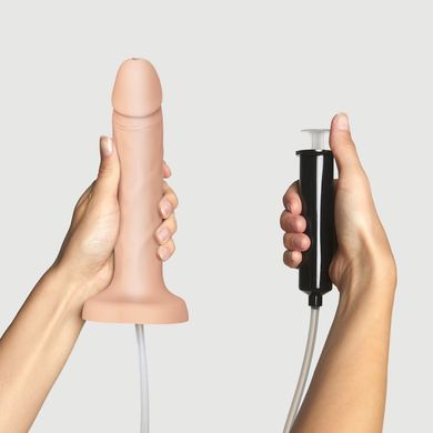 Фалоімітатор, що кінчає Strap-On-Me Squirting Cum Dildo Realistic Vanilla, діам. 3,5 см, силікон SO9016 фото