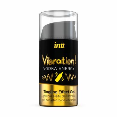 Рідкий вібратор Intt Vibration Vodka (15 мл), густий гель, дуже смачний, діє до 30 хвилин SO2919 фото