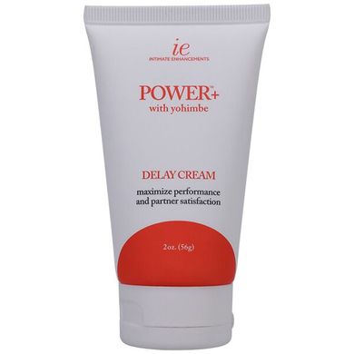 Потужний крем-пролонгатор Doc Johnson Power+with Yohimbe Delay Cream For Men, екстракт Йохимбе, 56 г SO4541 фото