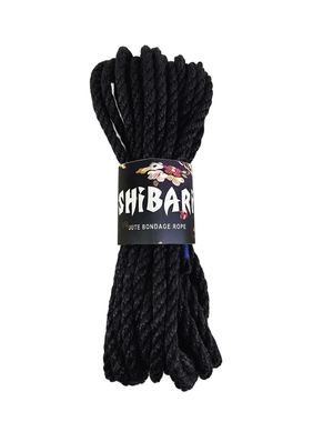 Джутова мотузка для шібарі Feral Feelings Shibari Rope, 8 м чорна SO4004 фото