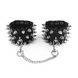 Наручники з шипами Art of Sex - Rose Spiked Leather Handcuffs, натуральна шкіра SO7654 фото 3