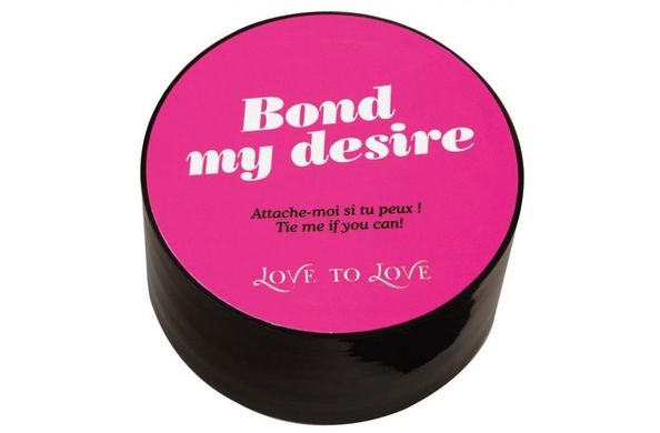 Скотч для бондажа Love To Love BOND MY DESIRE (15м) Чорний, не липне до шкіри і волосків SO1400 фото