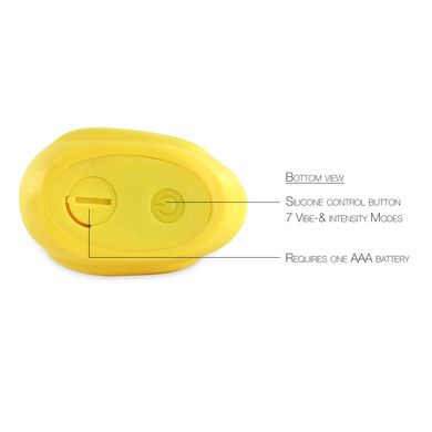 Вібромасажер качечка I Rub My Duckie - Classic Yellow v2.0, скромняжка SO1594 фото