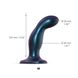 Дилдо Strap-On-Me DILDO PLUG SNAKY METALLIC BLUE, розмір M, діаметр 4 см, ввідна довжина 15,3 см SO6825 фото 2