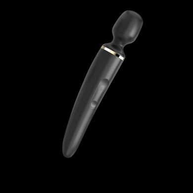 Вібромасажер Satisfyer Wand-er Woman (Black/Gold), водонепроникний, потужний, розмір XXL SO3456 фото