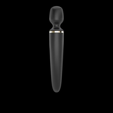 Вібромасажер Satisfyer Wand-er Woman (Black/Gold), водонепроникний, потужний, розмір XXL SO3456 фото