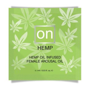 Пробник збудливого масла Sensuva - ON for Her Hemp Пройняті Arousal Oil (0,5 мл) SO3544 фото