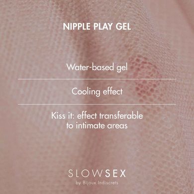 Стимулювальний бальзам для сосків Bijoux Indiscrets Slow Sex Nipple play gel SO5903 фото