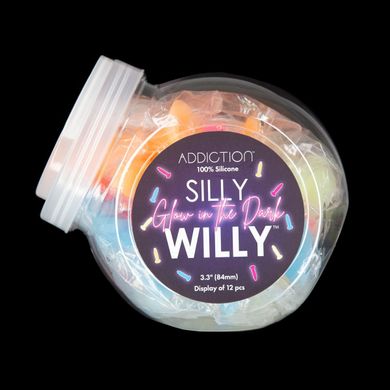 Набір фалоімітаторів ADDICTION Silly Willy Glow in the Dark 12 шт SX0540 фото