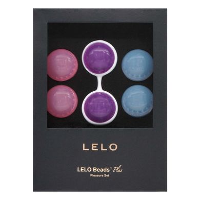 Набір вагінальних кульок LELO Beads Plus, діаметр 3,5 см, змінне навантаження 2х28, 2х37 та 2х60 г SO8084 фото