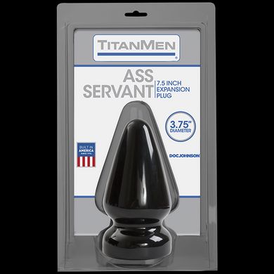 Пробка для фістингу Doc Johnson Titanmen Tools - Butt Plug 3.75 Inch Ass Servant, діаметр 9,4см SO2811 фото